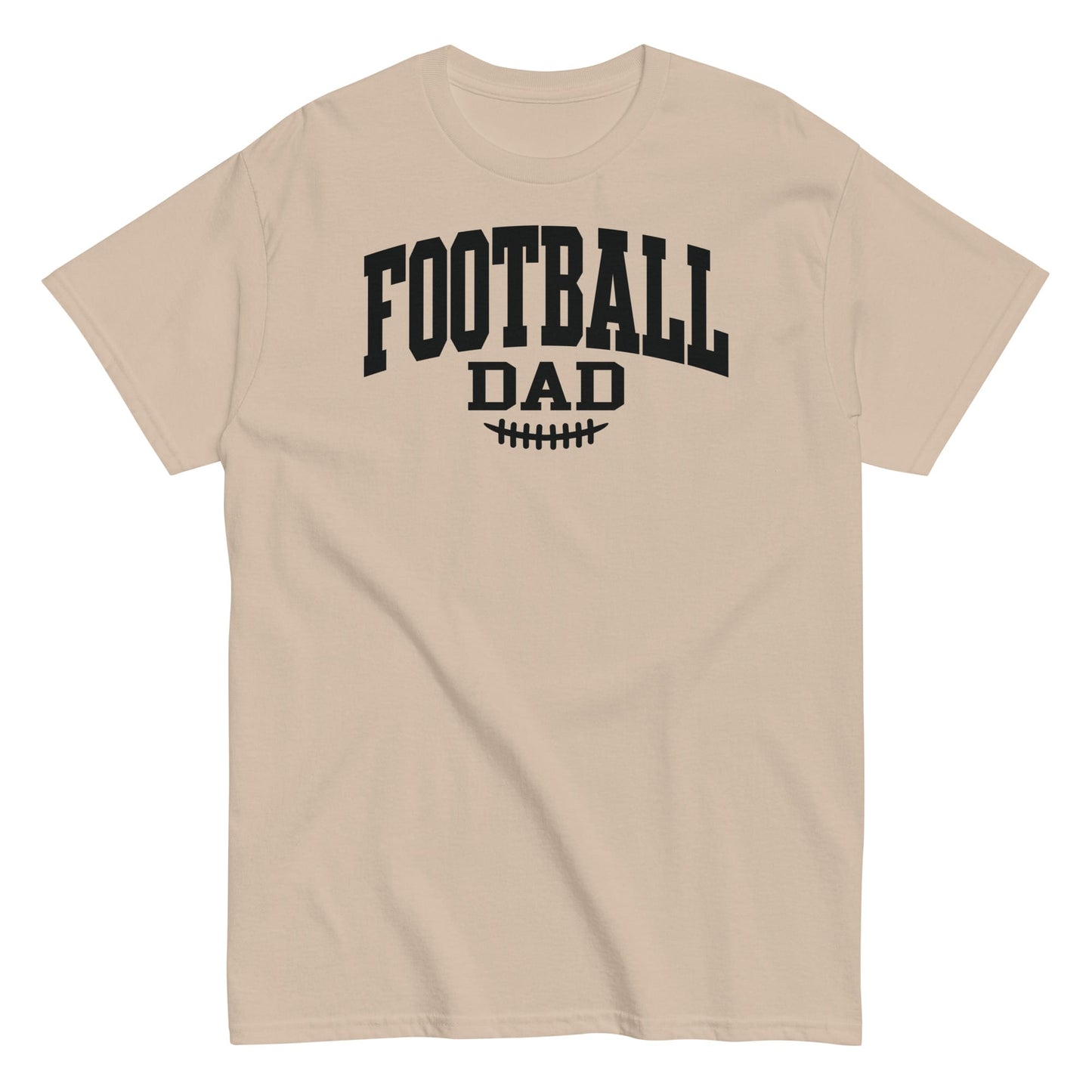Football Dad Shirt – Bold Game Day Tee for Proud Sports Dad Sand / S Spirit Gear Collective T-Shirt