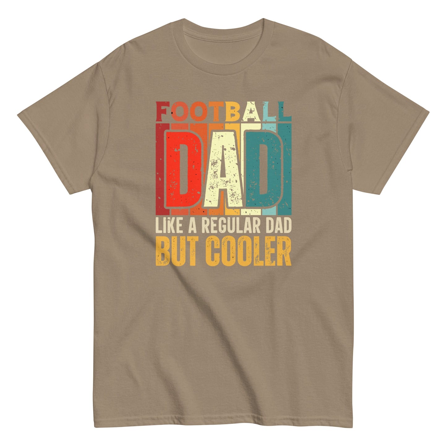 Football Dad Shirt – “But Cooler” Graphic Tee Brown Savana / S Spirit Gear Collective T-Shirt