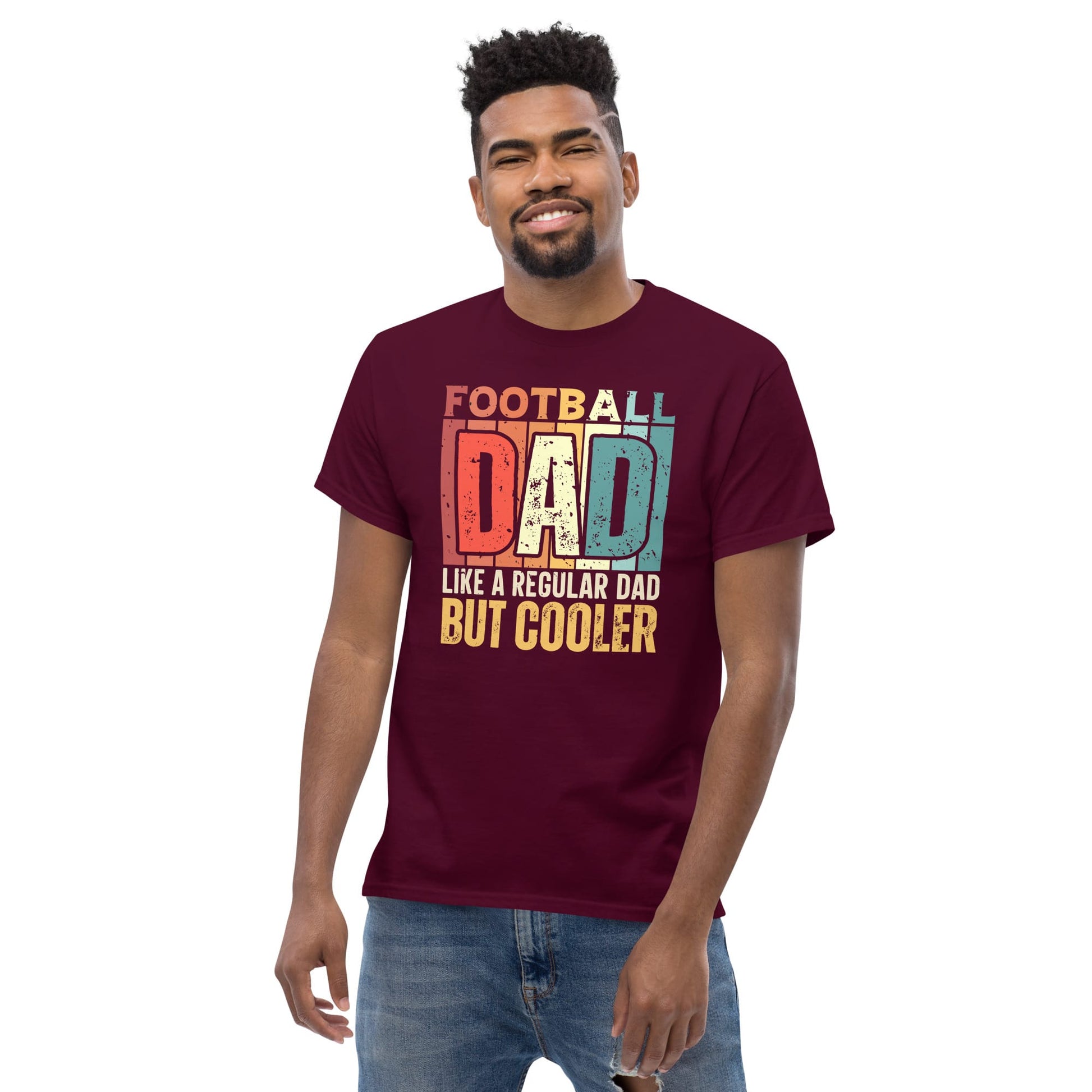 Football Dad Shirt – “But Cooler” Graphic Tee Spirit Gear Collective T-Shirt