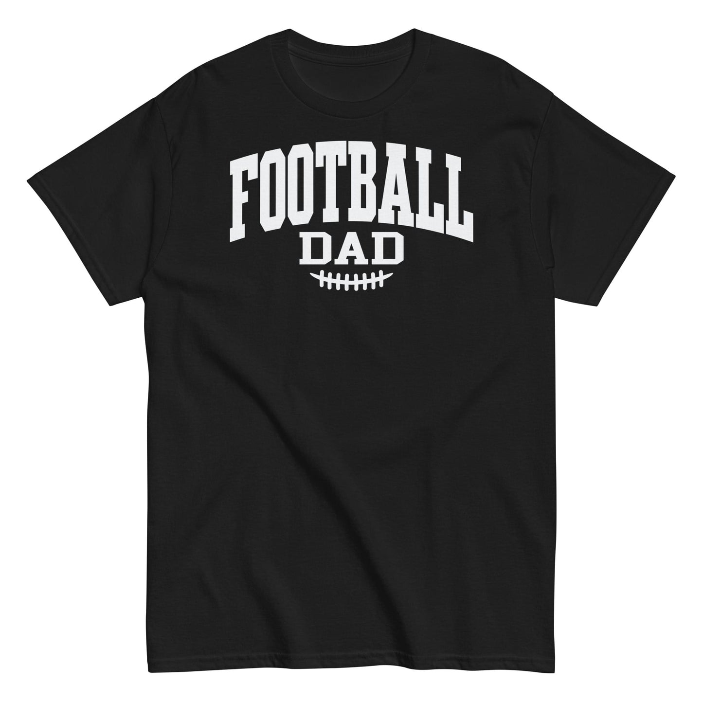 Football Dad Shirt – Classic Block Design T-Shirt for Game Day Black / S Spirit Gear Collective T-Shirt