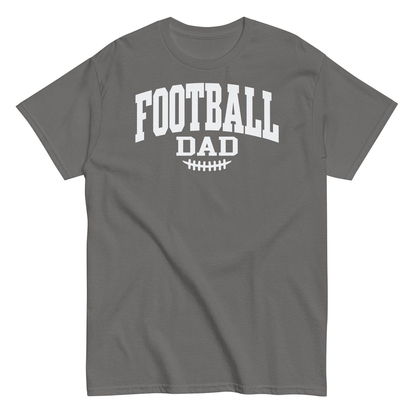 Football Dad Shirt – Classic Block Design T-Shirt for Game Day Charcoal / S Spirit Gear Collective T-Shirt