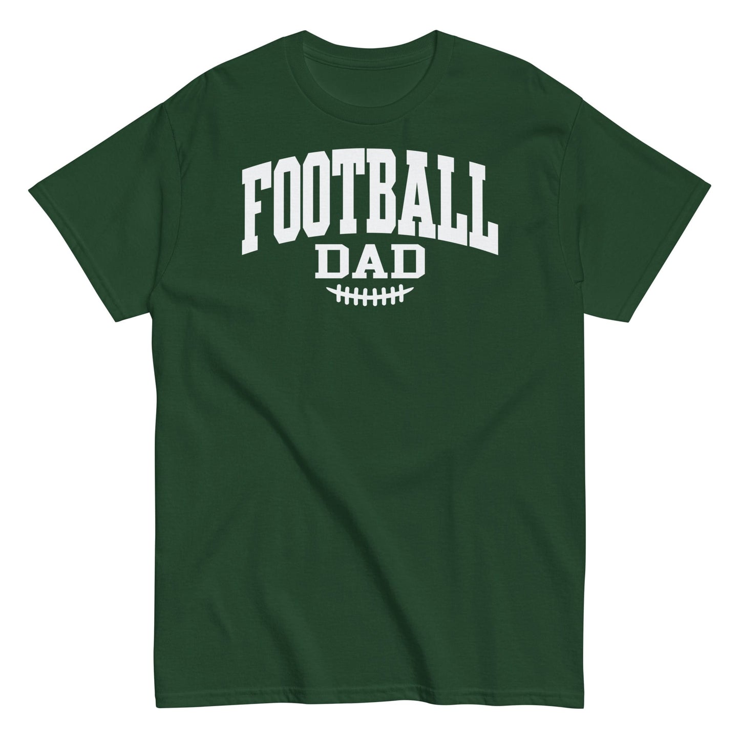 Football Dad Shirt – Classic Block Design T-Shirt for Game Day Forest Green / S Spirit Gear Collective T-Shirt