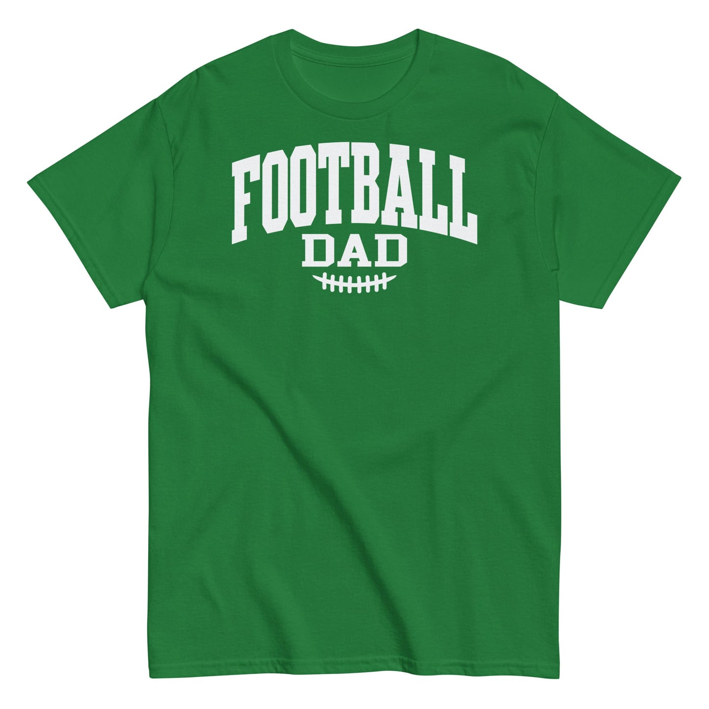 Football Dad Shirt – Classic Block Design T-Shirt for Game Day Turf Green / S Spirit Gear Collective T-Shirt