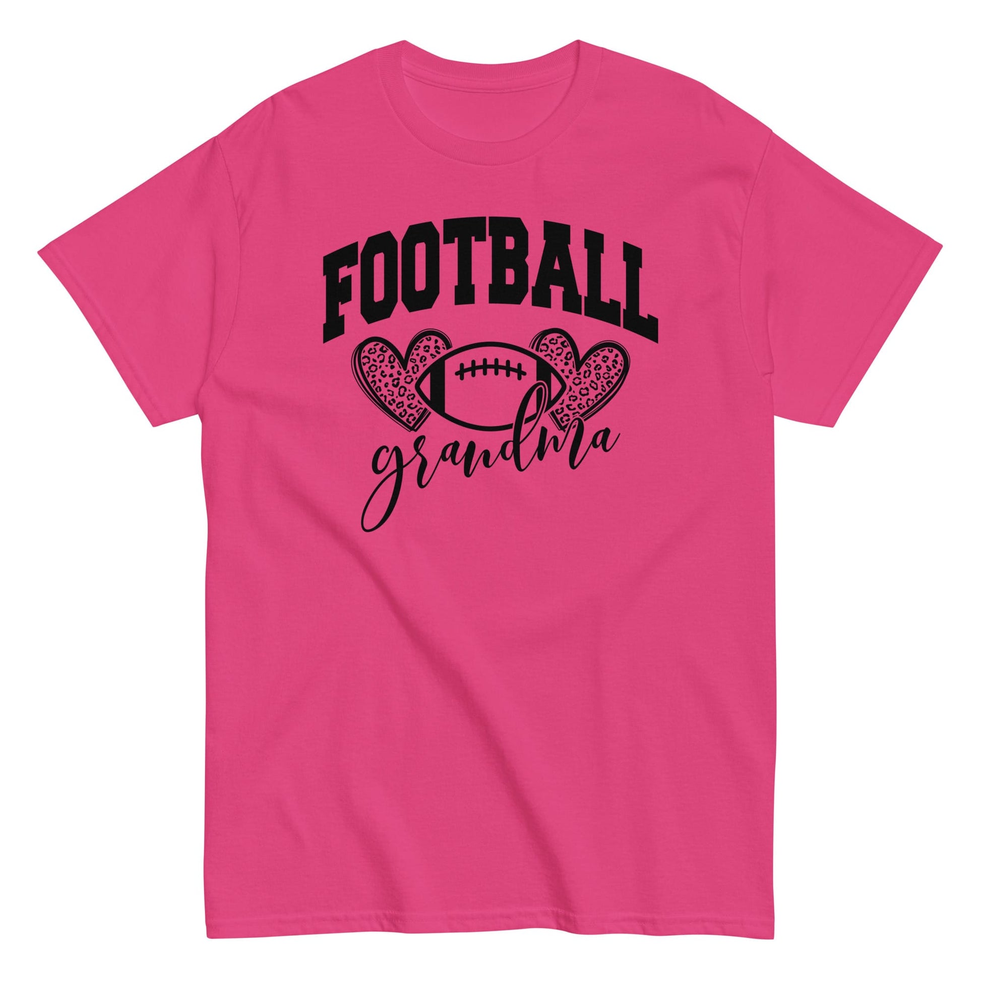 Football Grandma Shirt – Cute Football Lover Grandma Graphic Tee Heliconia / S Spirit Gear Collective