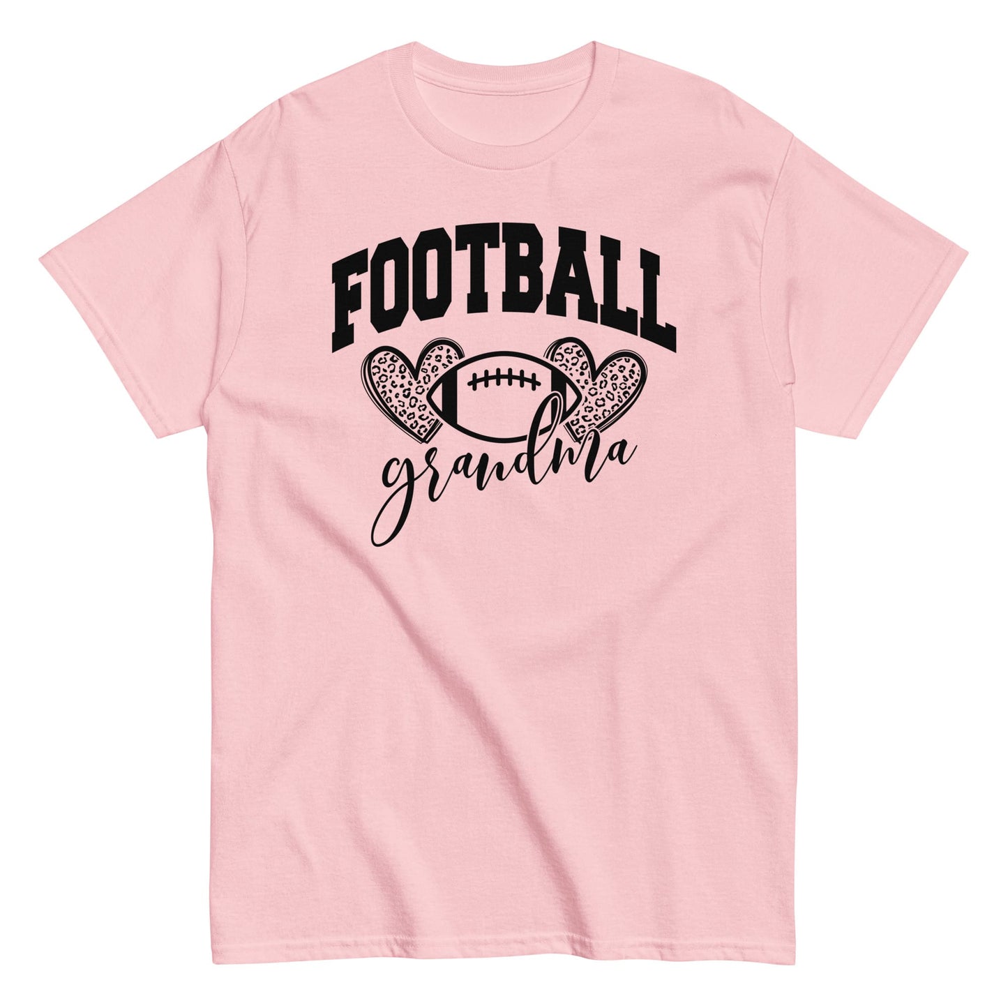 Football Grandma Shirt – Cute Football Lover Grandma Graphic Tee Light Pink / S Spirit Gear Collective