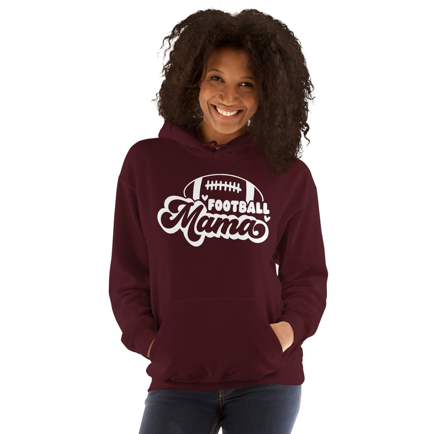 Football Mama Hoodie Spirit Gear Collective Hoodie