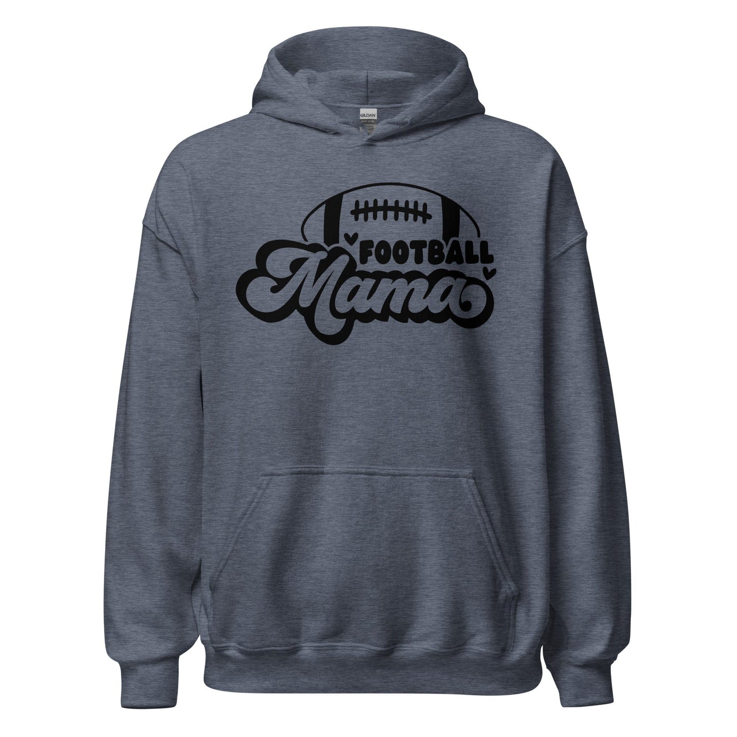 Football Mama Hoodie Heather Sport Dark Navy / S Spirit Gear Collective Hoodie