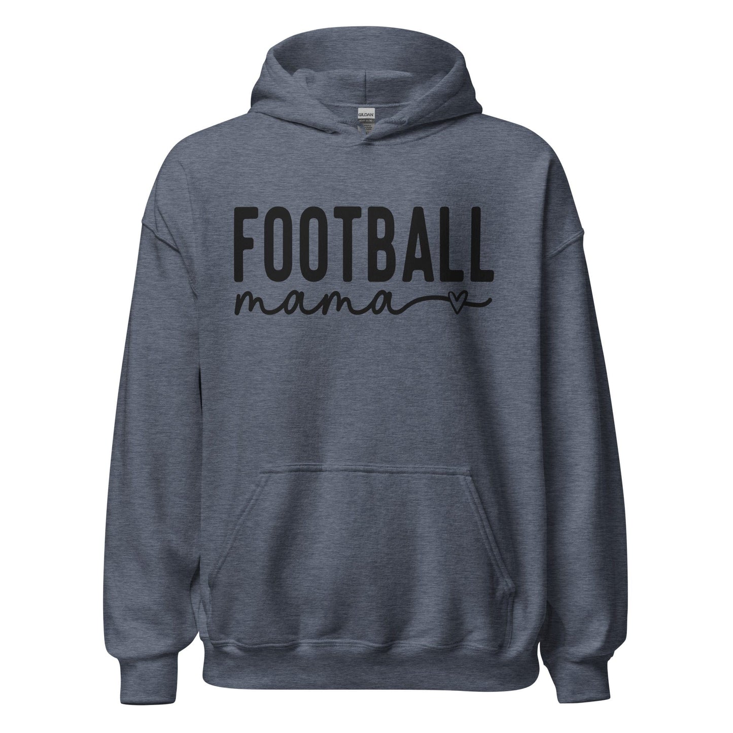 Football Mama Hoodie Heather Sport Dark Navy / S Spirit Gear Collective Hoodie