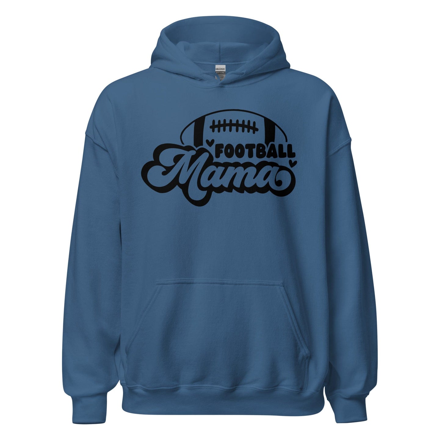 Football Mama Hoodie Indigo Blue / S Spirit Gear Collective Hoodie