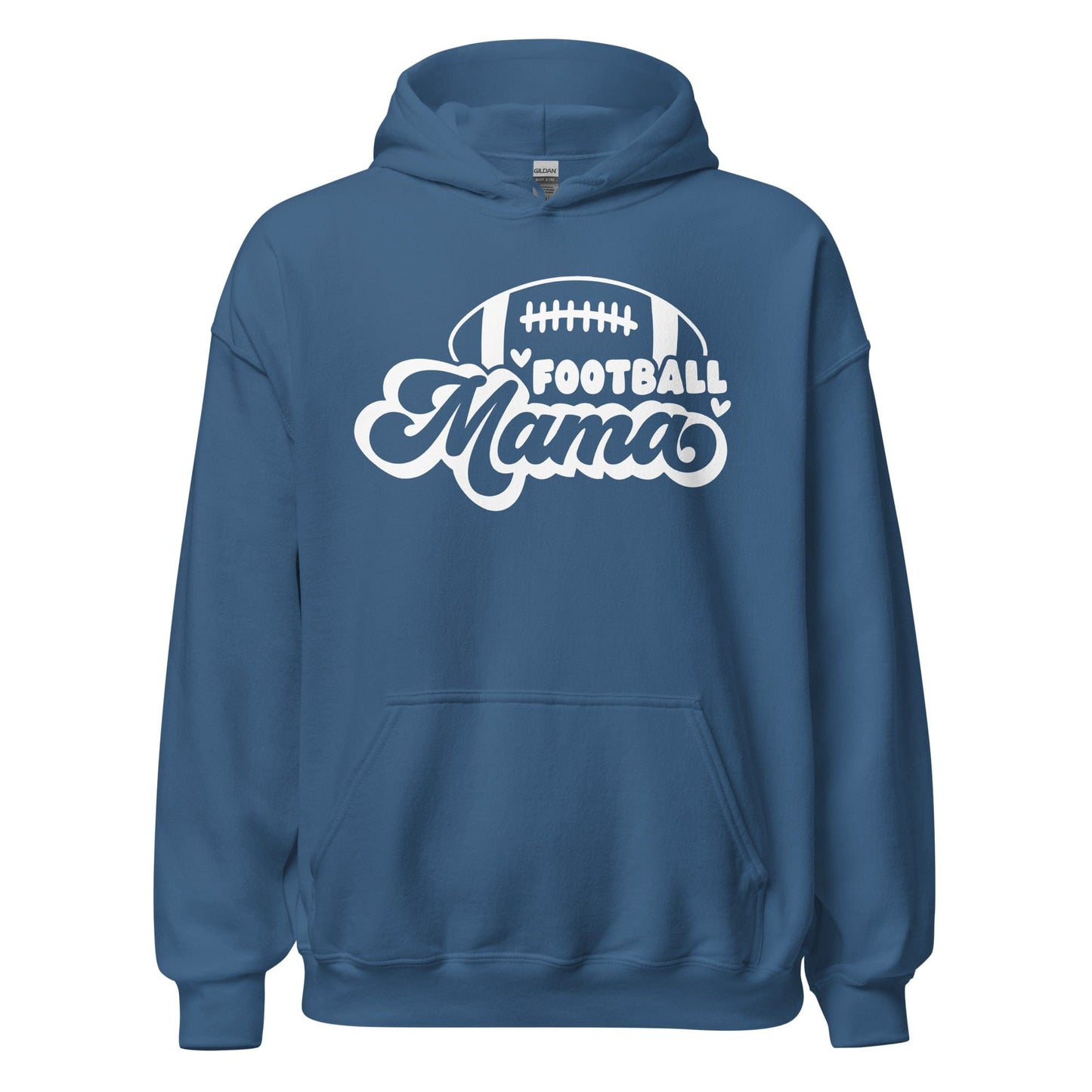 Football Mama Hoodie Indigo Blue / S Spirit Gear Collective Hoodie