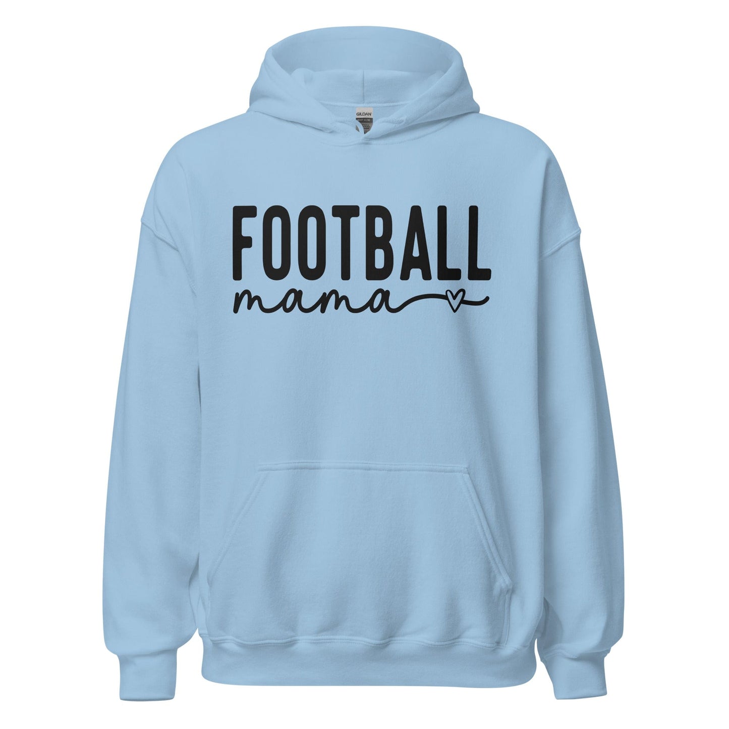 Football Mama Hoodie Light Blue / S Spirit Gear Collective Hoodie