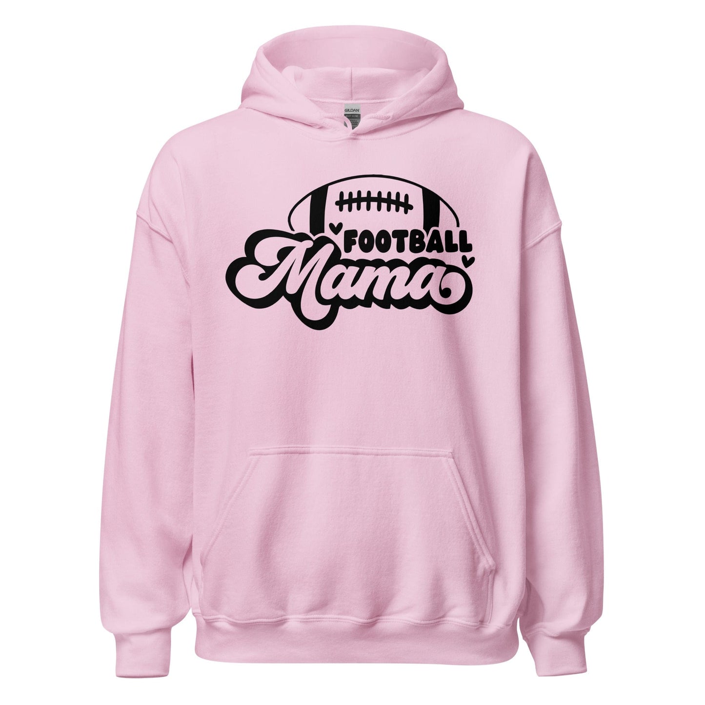 Football Mama Hoodie Light Pink / S Spirit Gear Collective Hoodie