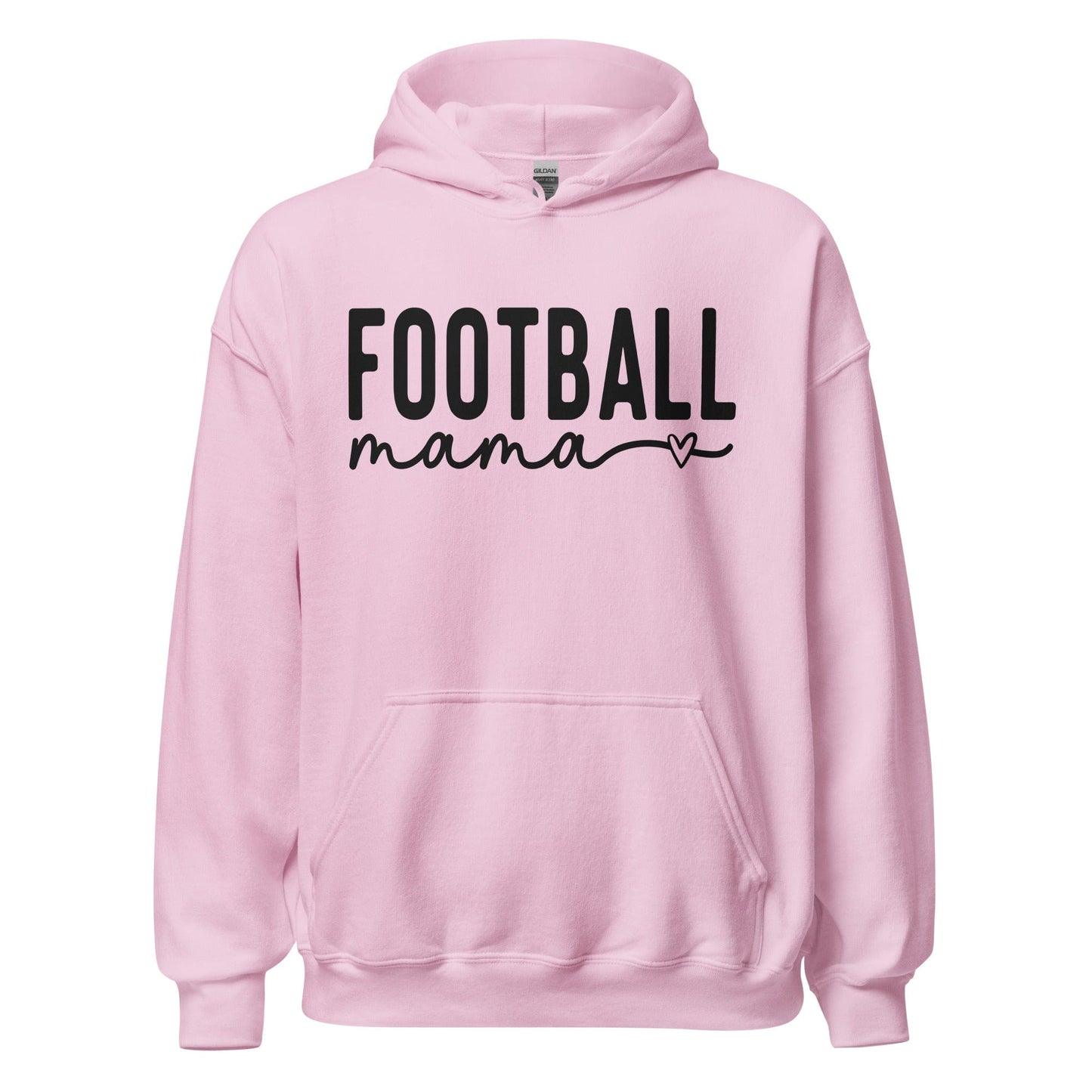 Football Mama Hoodie Light Pink / S Spirit Gear Collective Hoodie