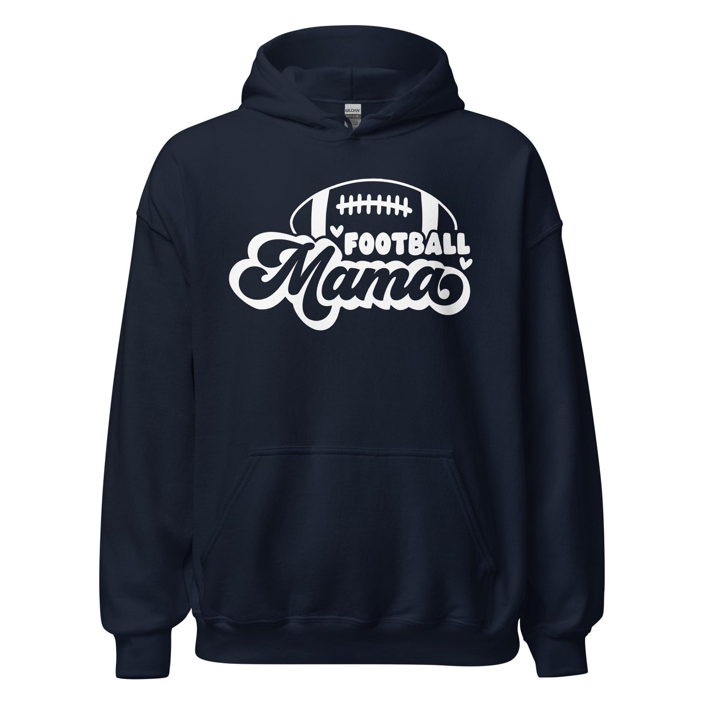 Football Mama Hoodie Navy / S Spirit Gear Collective Hoodie