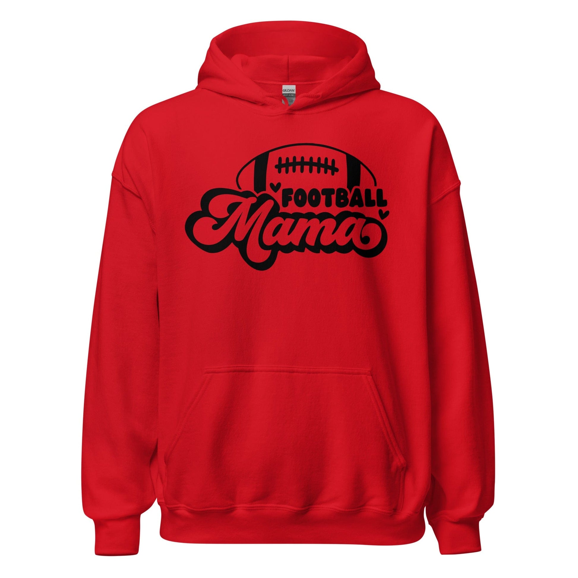 Football Mama Hoodie Red / S Spirit Gear Collective Hoodie