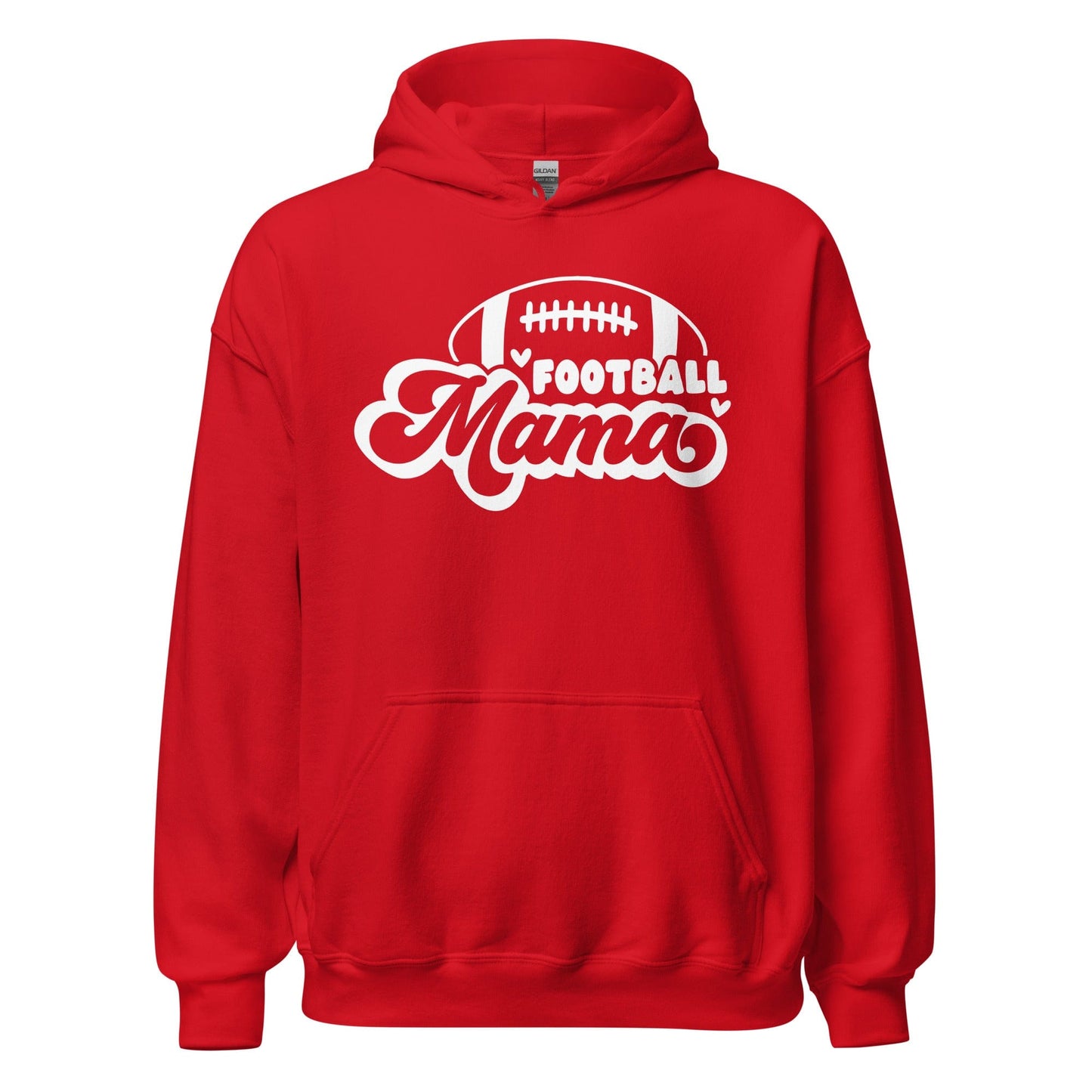 Football Mama Hoodie Red / S Spirit Gear Collective Hoodie