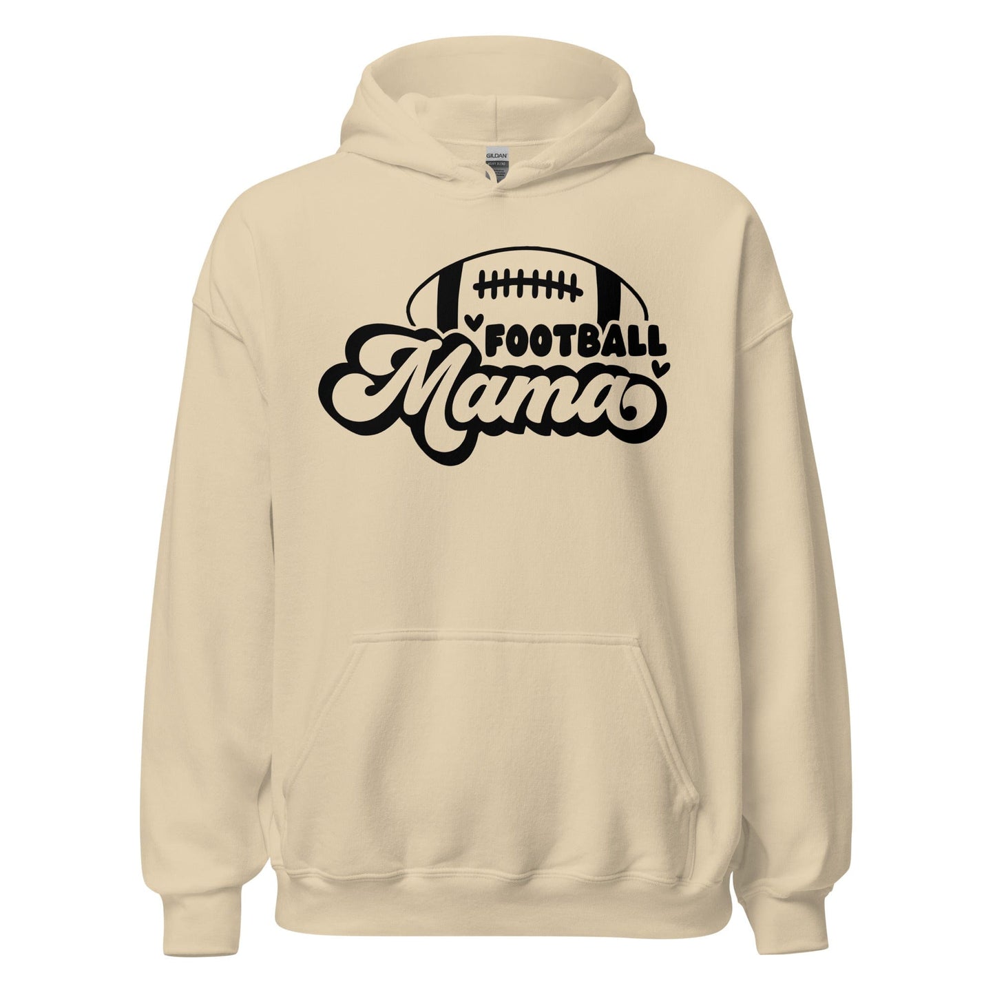 Football Mama Hoodie Sand / S Spirit Gear Collective Hoodie