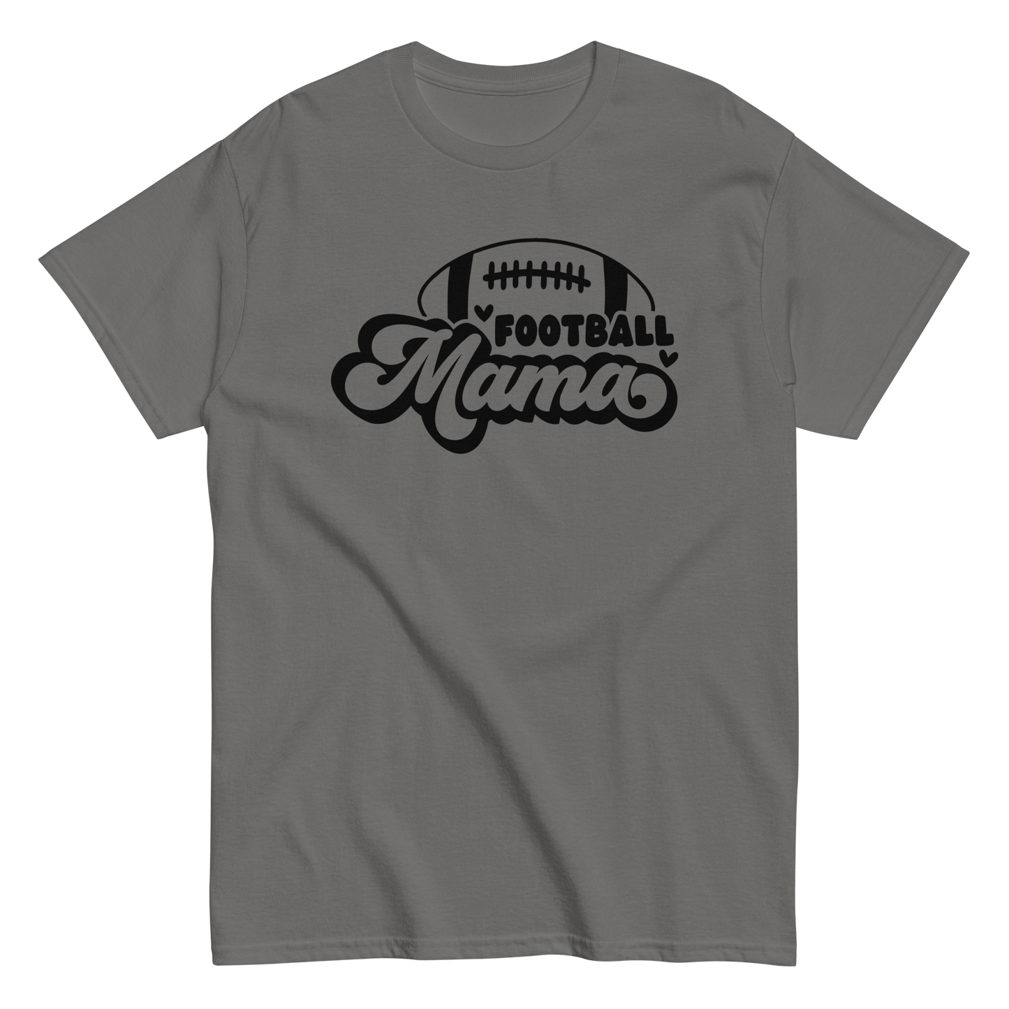 Football Mama Shirt Charcoal / S Spirit Gear Collective T-Shirt