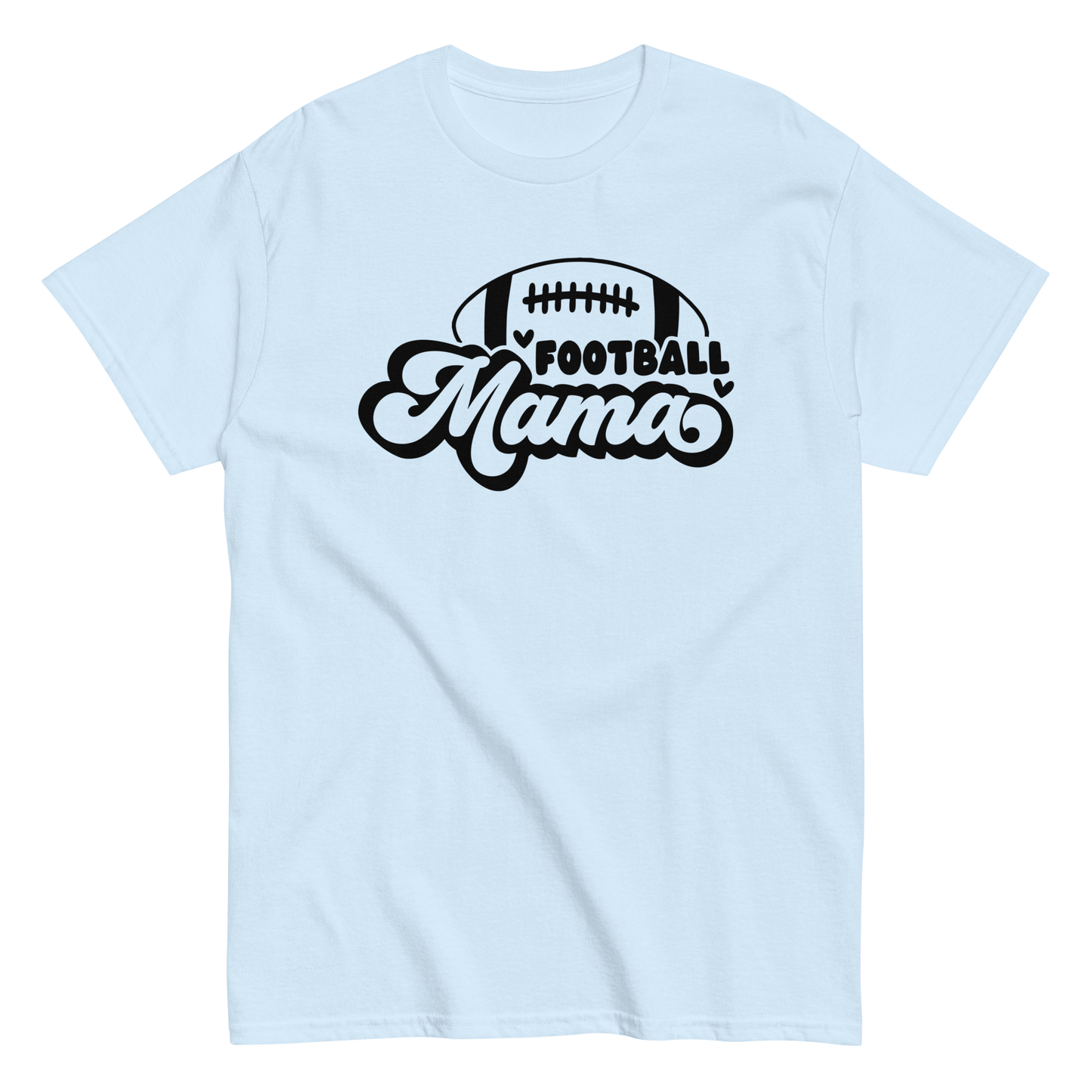 Football Mama Shirt Light Blue / S Spirit Gear Collective T-Shirt