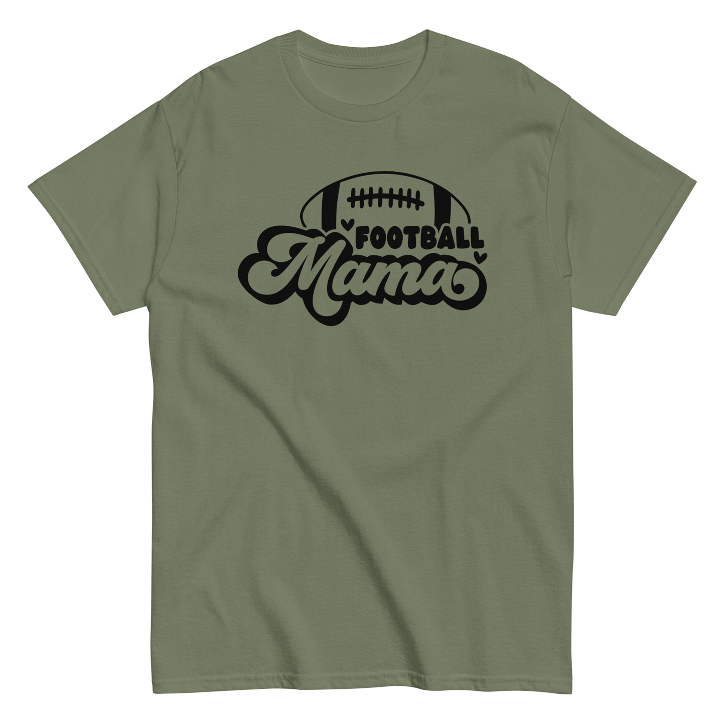 Football Mama Shirt Military Green / S Spirit Gear Collective T-Shirt