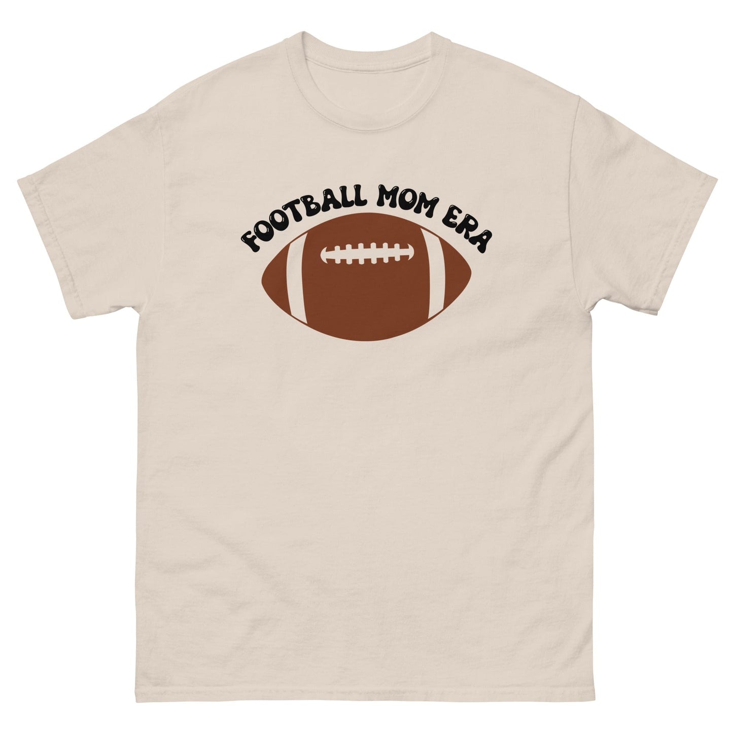 Football Mom Era Shirt Natural / S Spirit Gear Collective T-Shirt