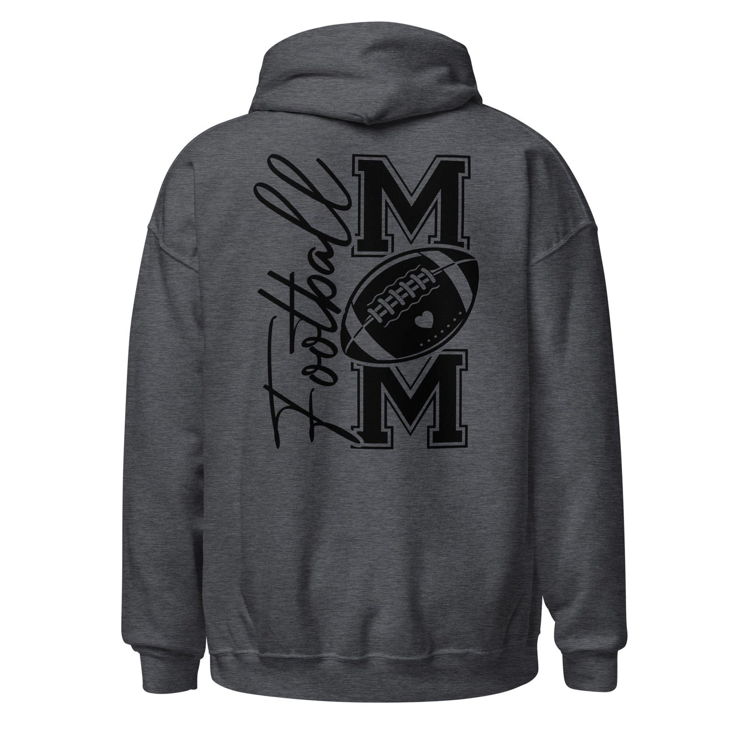 Football Mom Hoodie (back) Dark Heather / S Spirit Gear Collective Hoodie