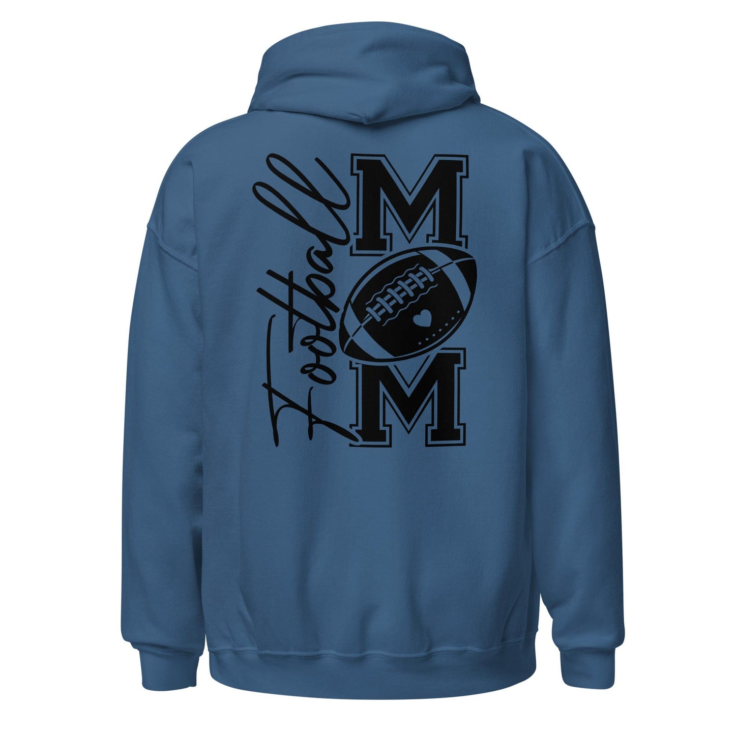 Football Mom Hoodie (back) Indigo Blue / S Spirit Gear Collective Hoodie