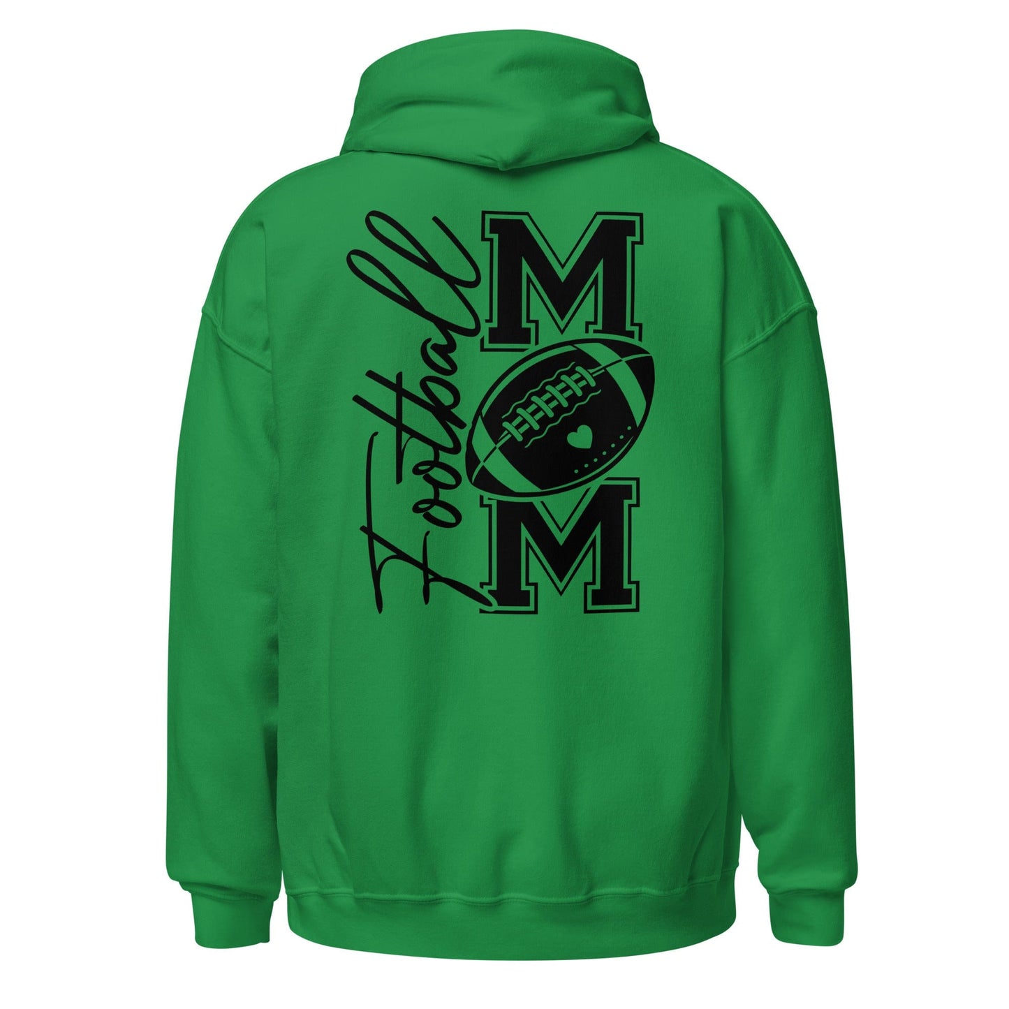 Football Mom Hoodie (back) Irish Green / S Spirit Gear Collective Hoodie