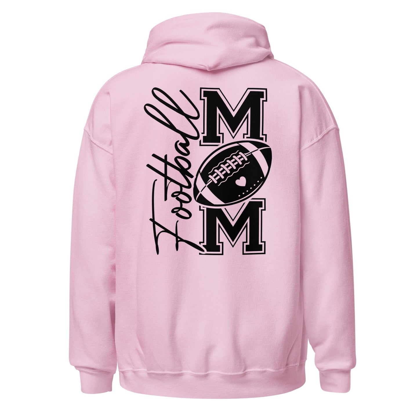 Football Mom Hoodie (back) Light Pink / S Spirit Gear Collective Hoodie