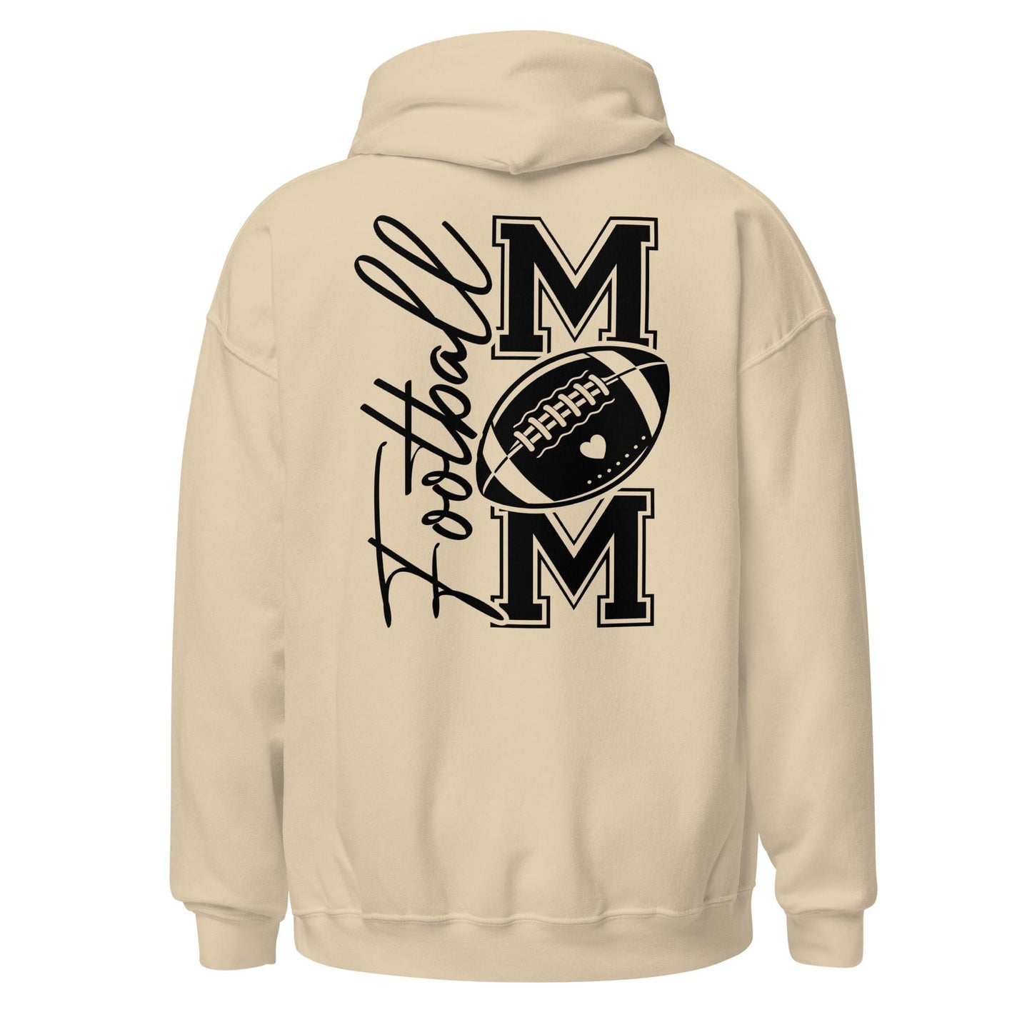 Football Mom Hoodie (back) Sand / S Spirit Gear Collective Hoodie