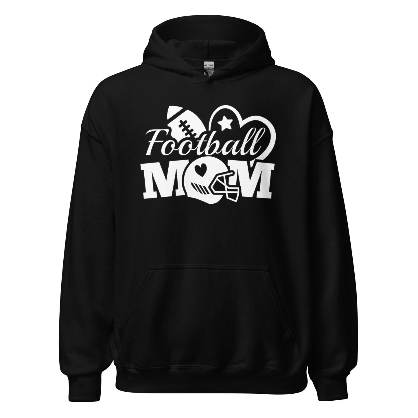 Football Mom Hoodie Black / S Spirit Gear Collective Hoodie