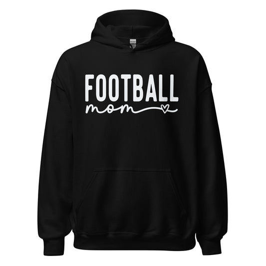 Football Mom Hoodie Black / S Spirit Gear Collective Hoodie