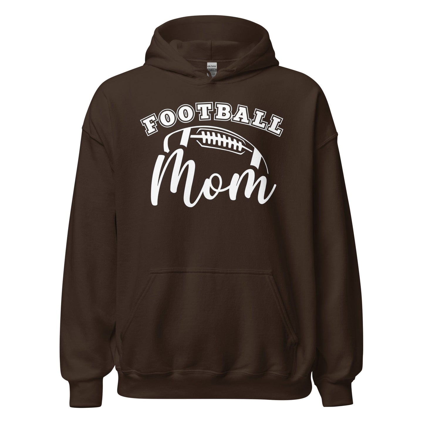 Football Mom Hoodie Dark Chocolate / S Spirit Gear Collective Hoodie