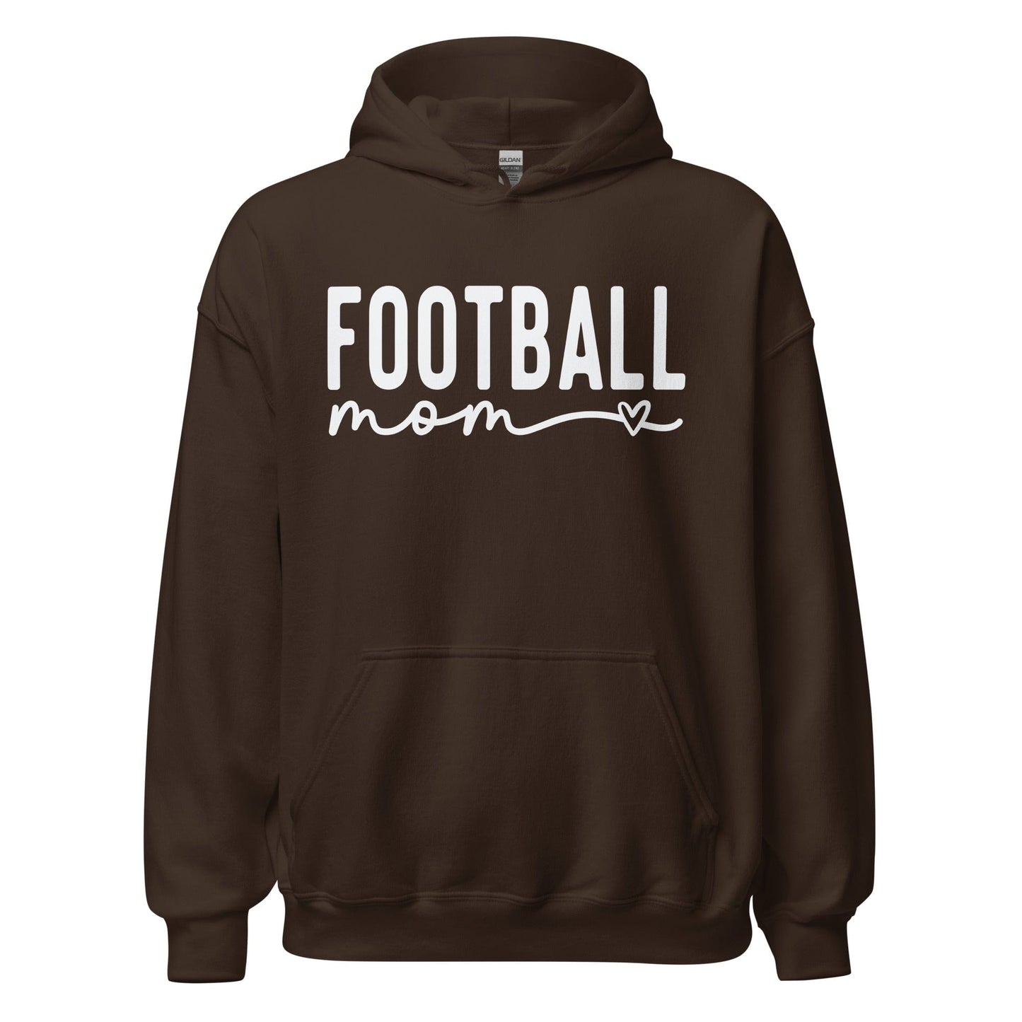 Football Mom Hoodie Dark Chocolate / S Spirit Gear Collective Hoodie