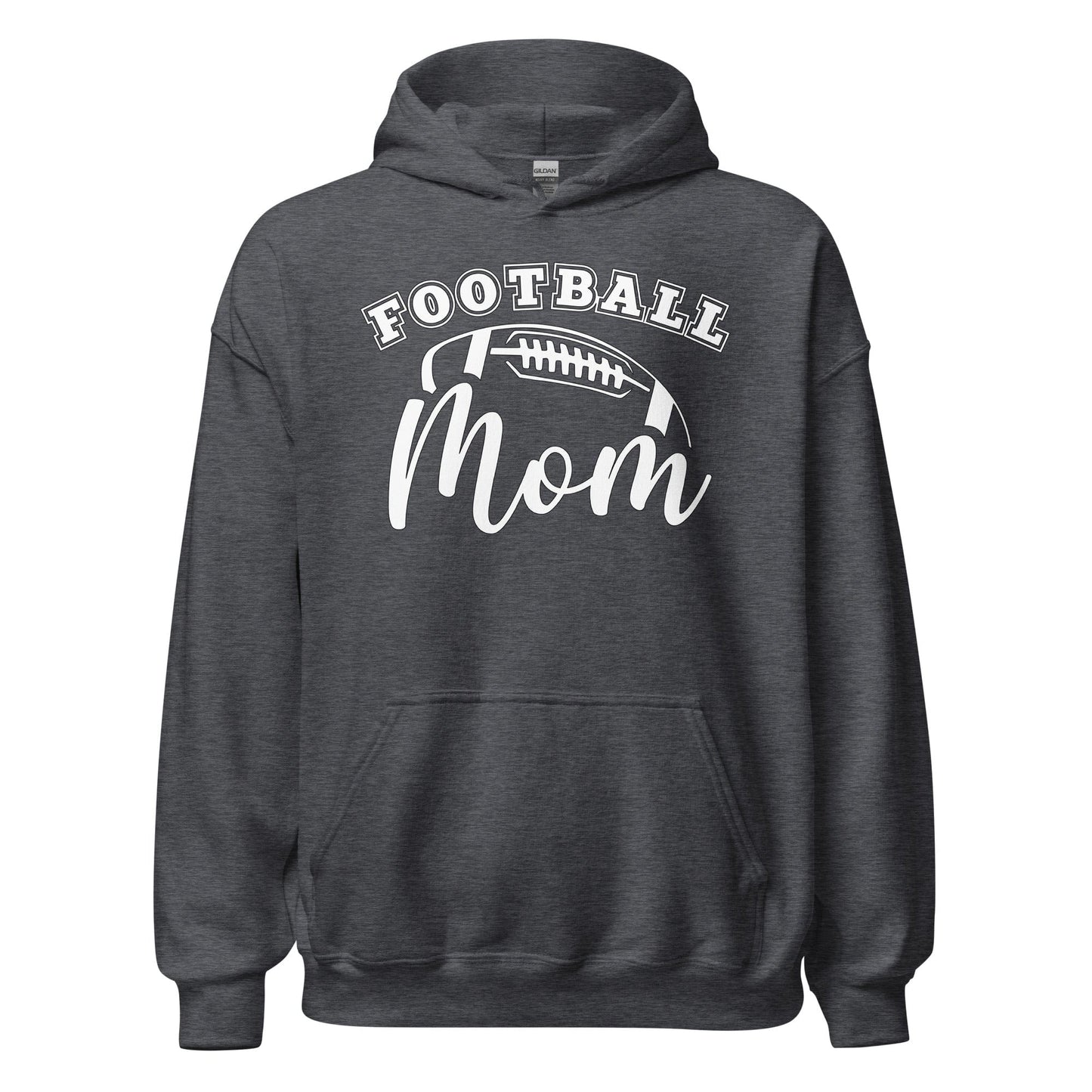 Football Mom Hoodie Dark Heather / S Spirit Gear Collective Hoodie