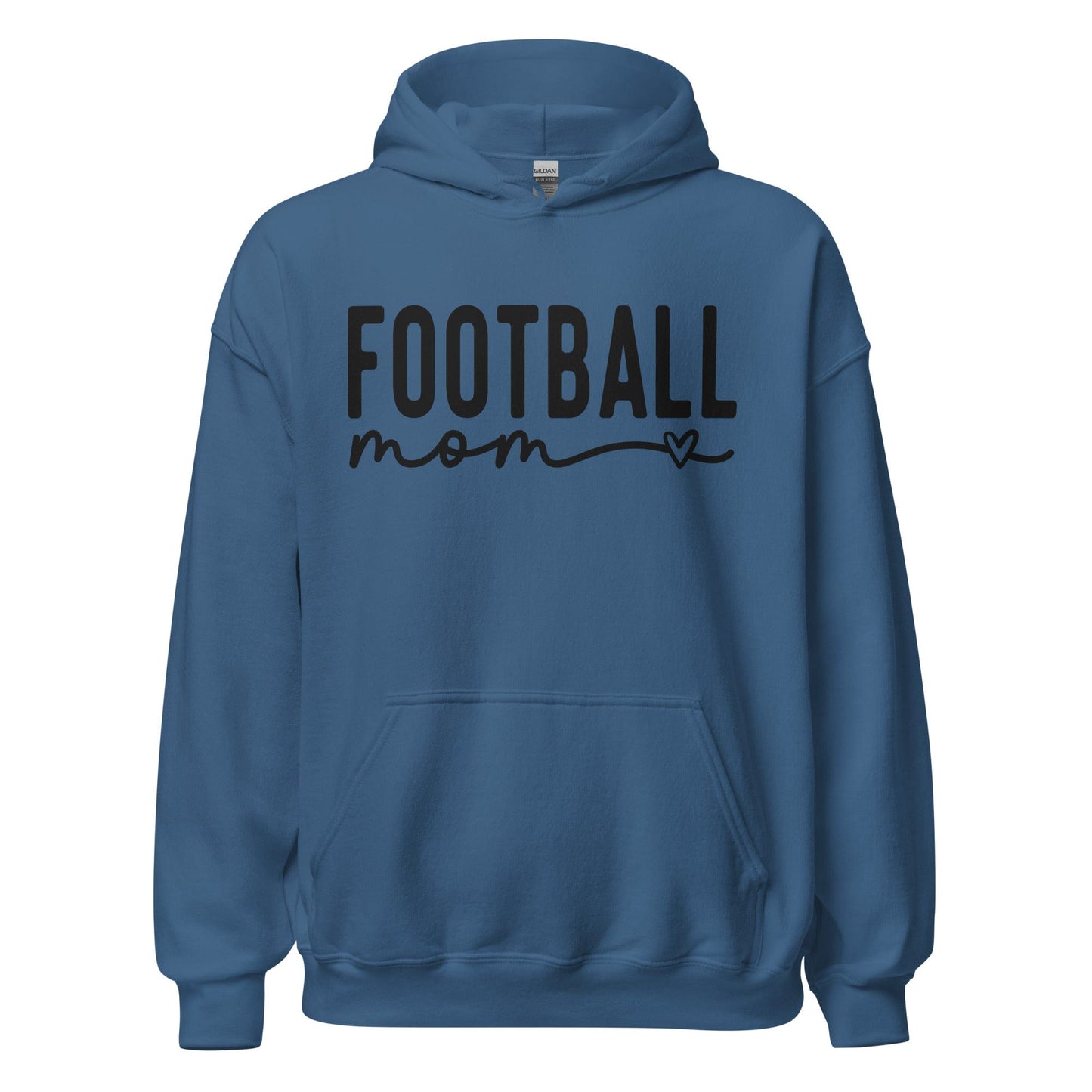 Football Mom Hoodie Indigo Blue / S Spirit Gear Collective Hoodie