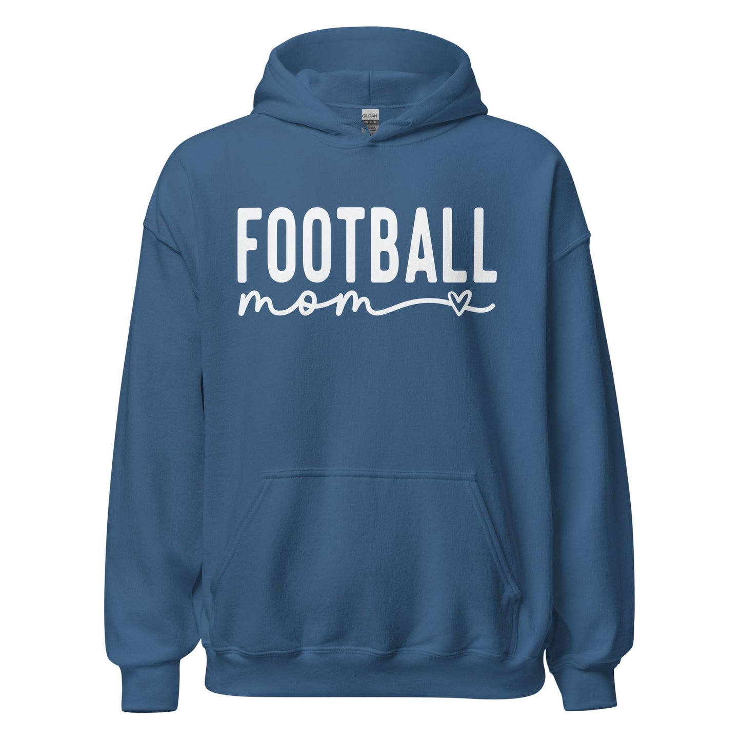 Football Mom Hoodie Indigo Blue / S Spirit Gear Collective Hoodie