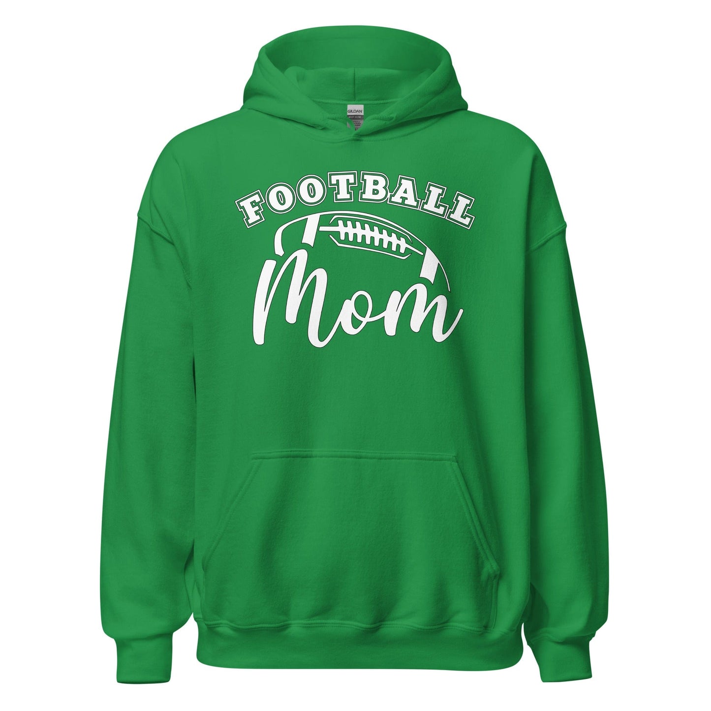 Football Mom Hoodie Irish Green / S Spirit Gear Collective Hoodie