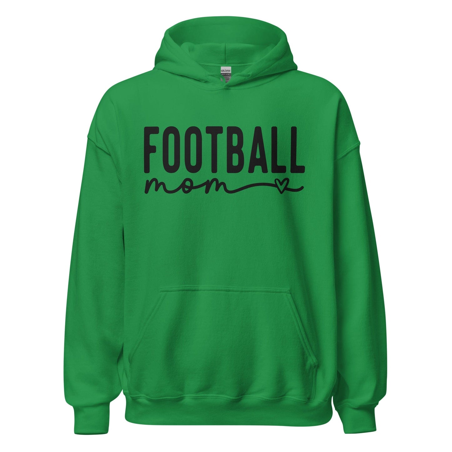 Football Mom Hoodie Irish Green / S Spirit Gear Collective Hoodie