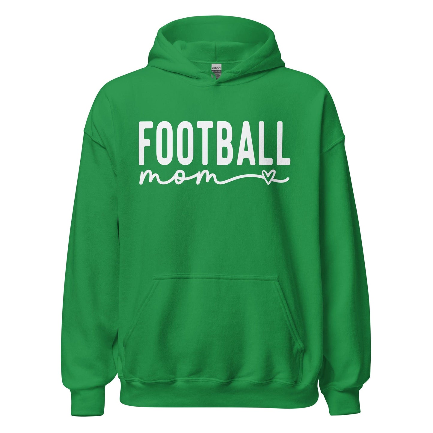 Football Mom Hoodie Irish Green / S Spirit Gear Collective Hoodie