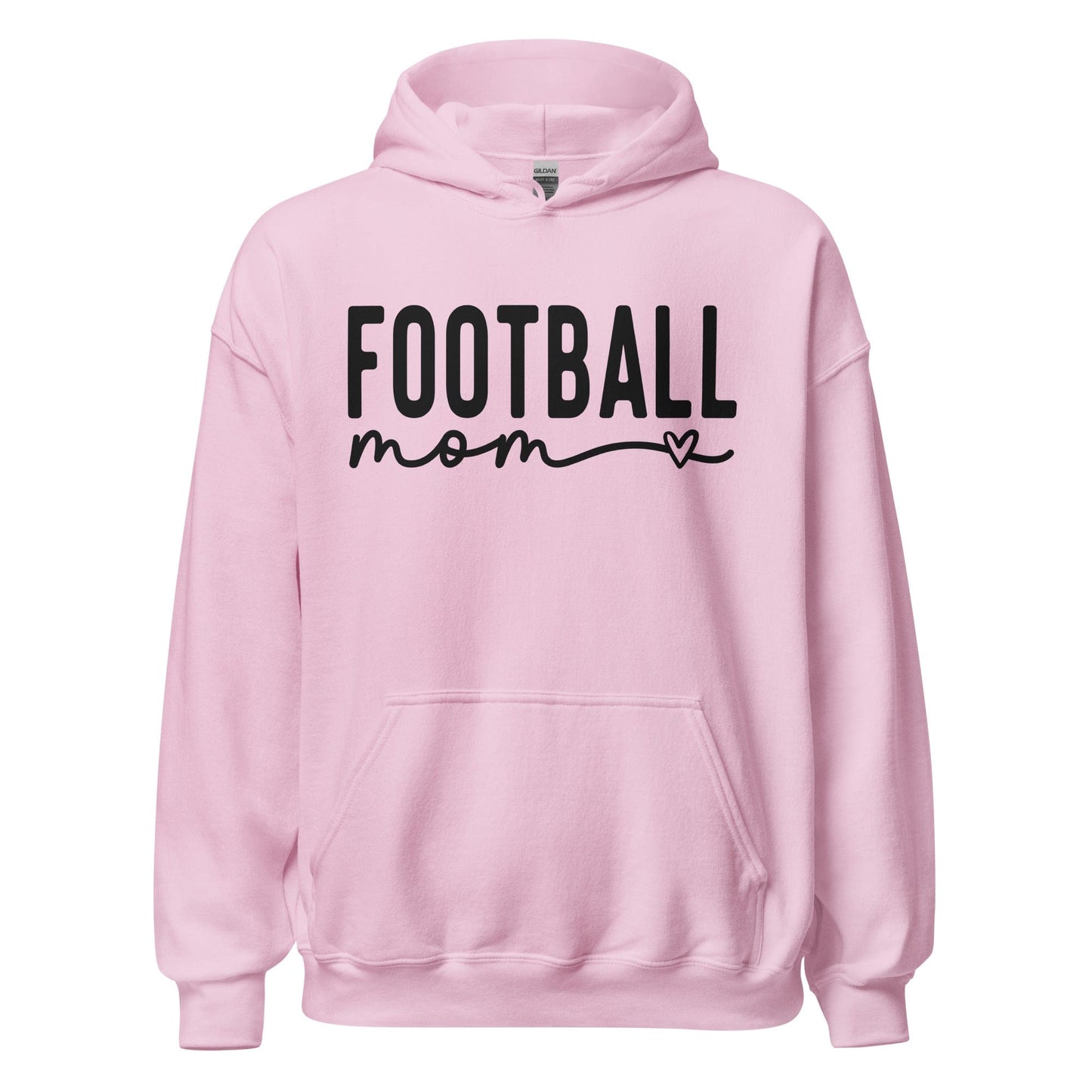 Football Mom Hoodie Light Pink / S Spirit Gear Collective Hoodie