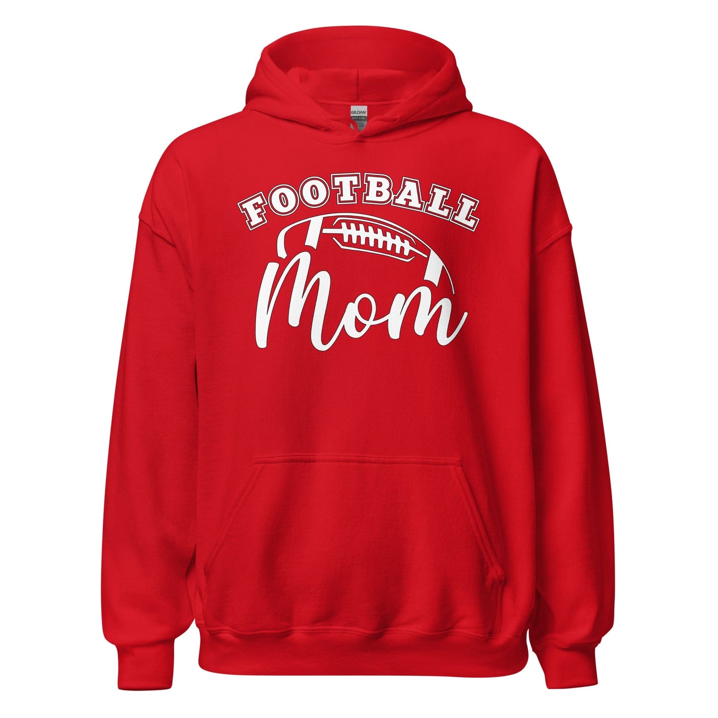 Football Mom Hoodie Red / S Spirit Gear Collective Hoodie