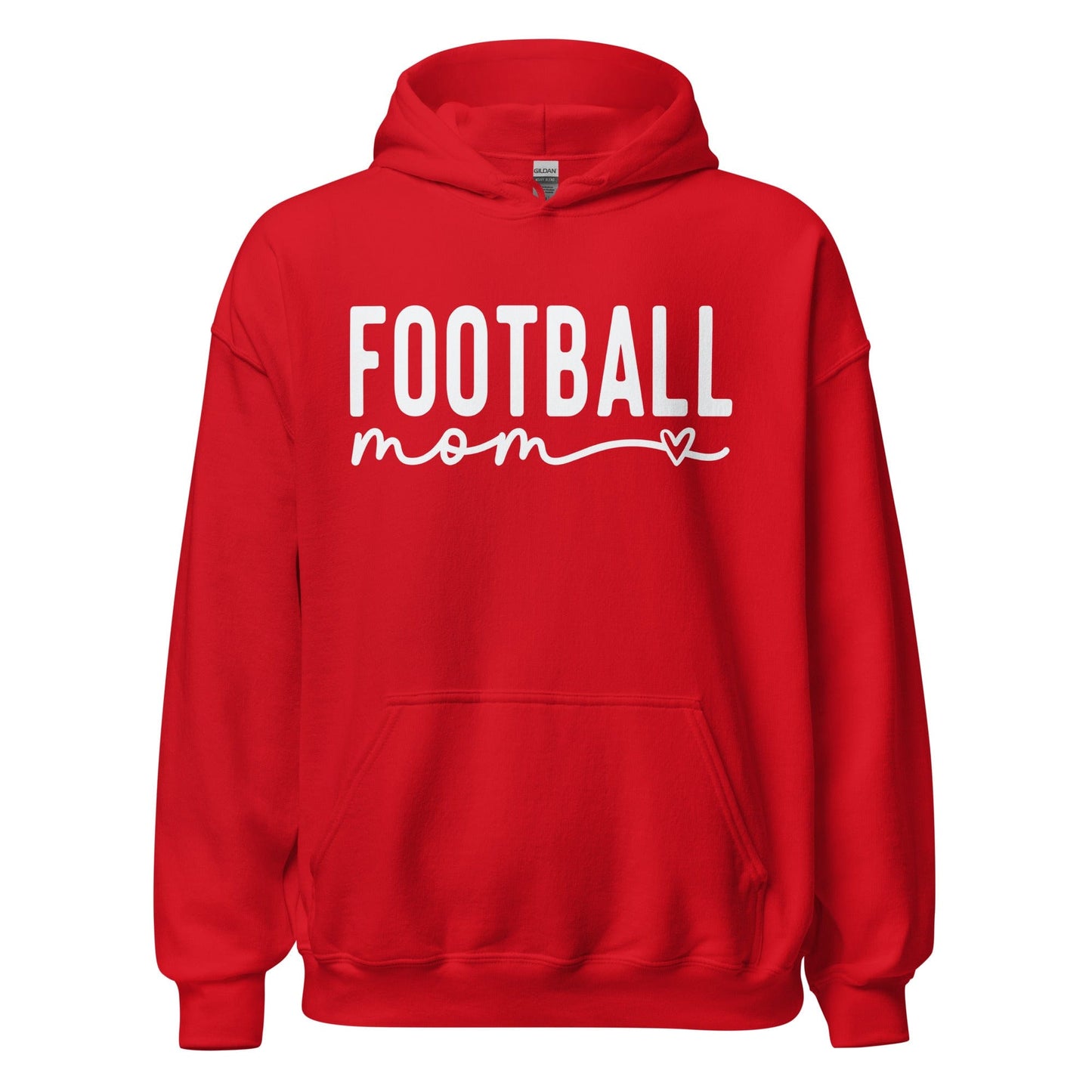 Football Mom Hoodie Red / S Spirit Gear Collective Hoodie