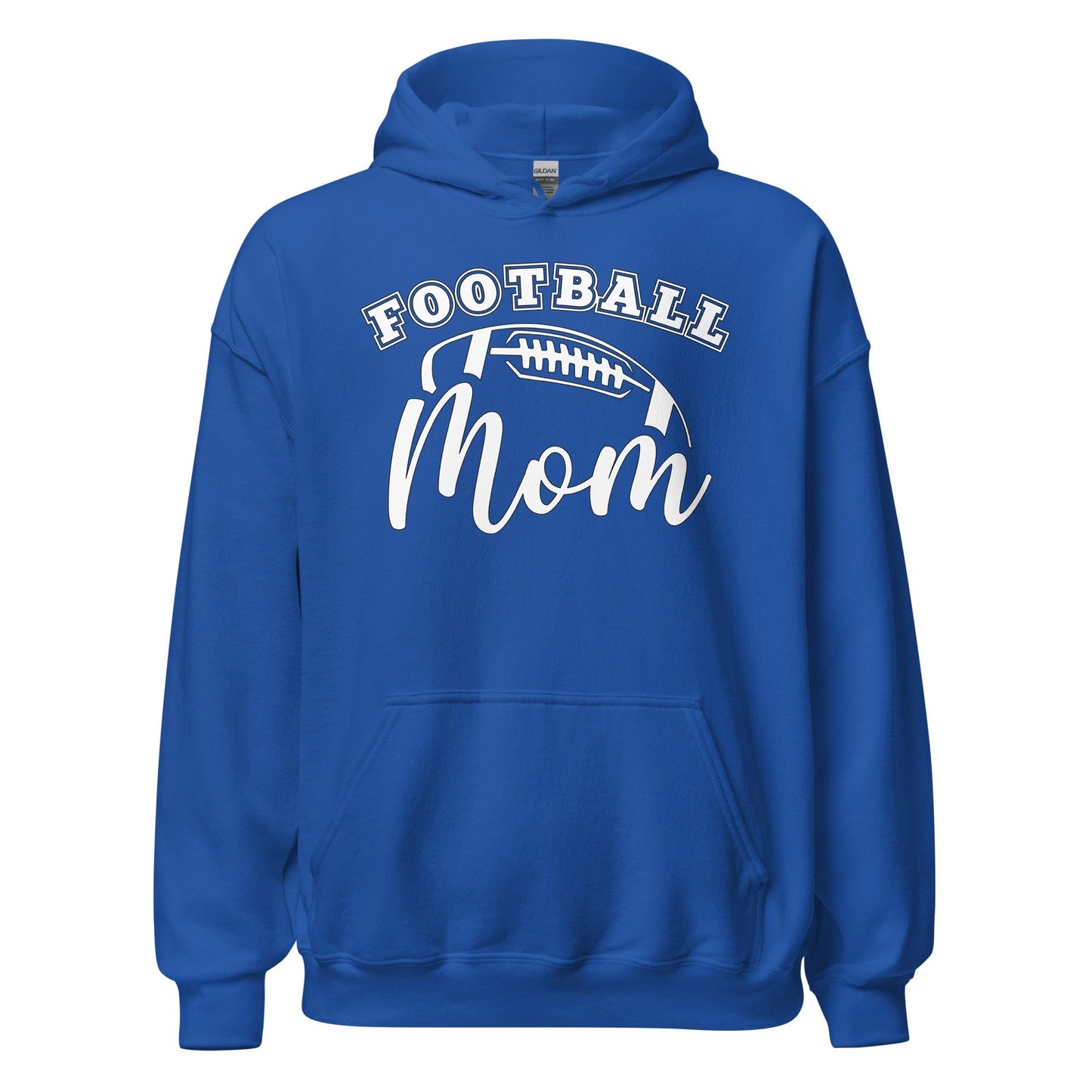 Football Mom Hoodie Royal / S Spirit Gear Collective Hoodie