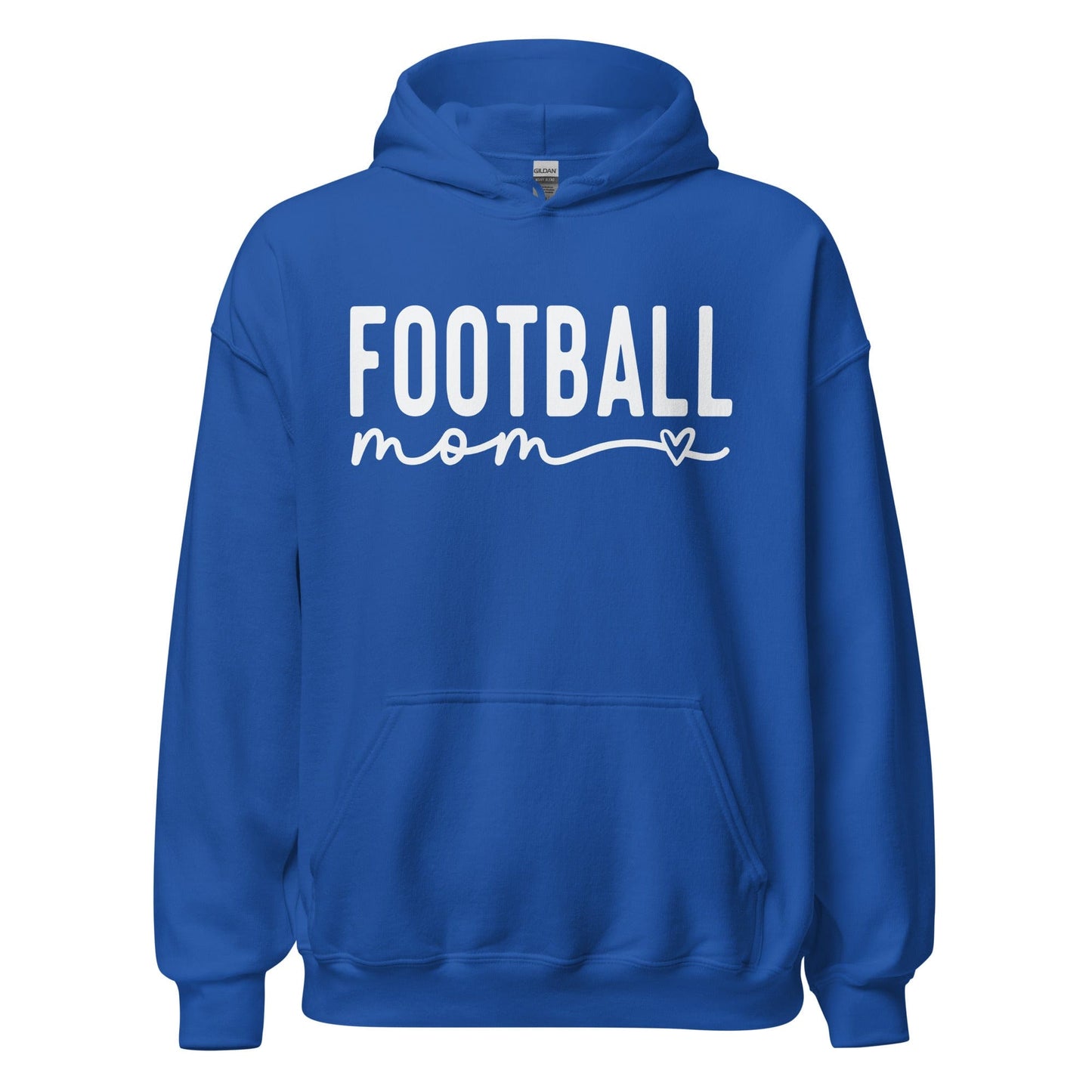 Football Mom Hoodie Royal / S Spirit Gear Collective Hoodie