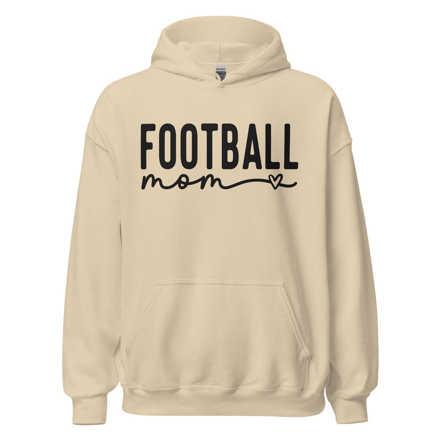 Football Mom Hoodie Sand / S Spirit Gear Collective Hoodie