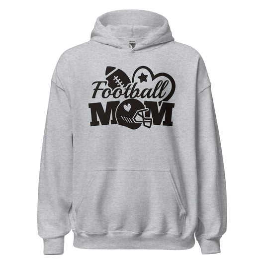 Football Mom Hoodie Sport Grey / S Spirit Gear Collective Hoodie