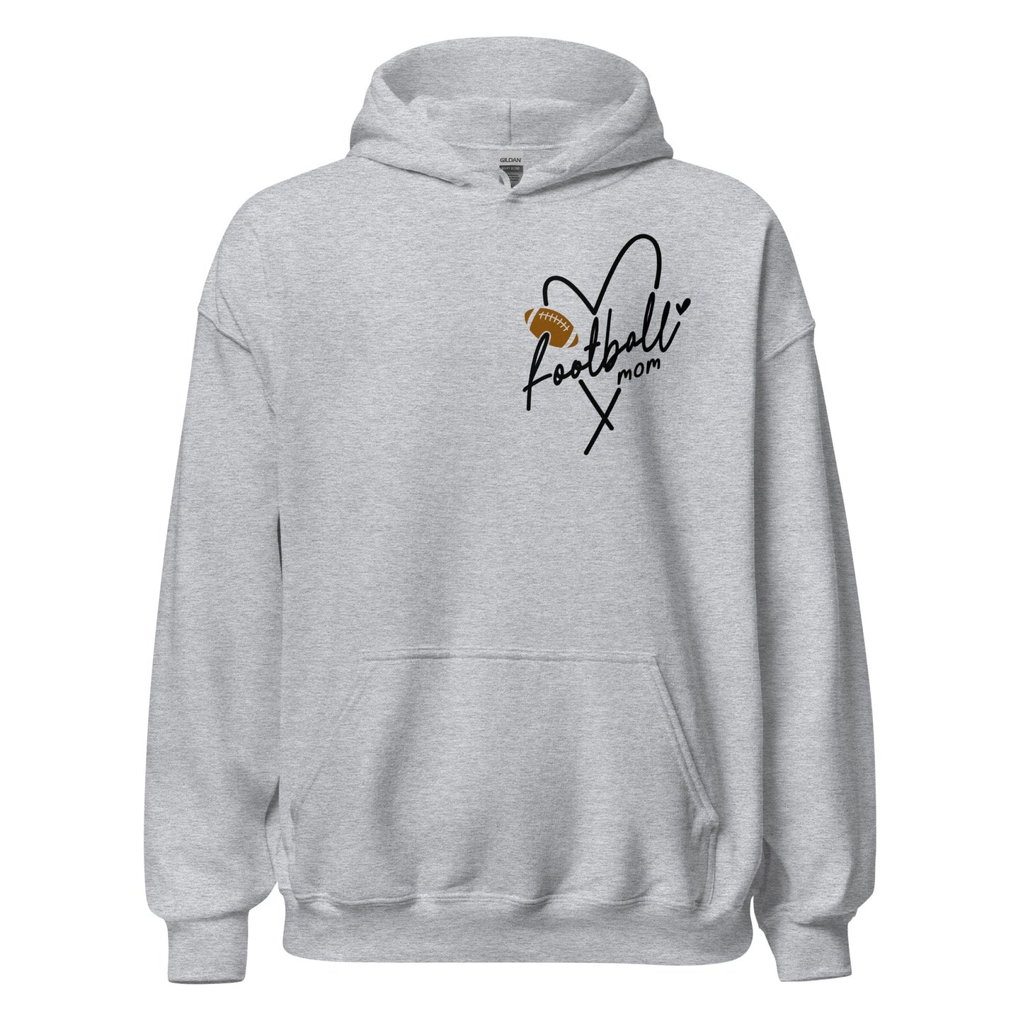 Football Mom Hoodie Sport Grey / S Spirit Gear Collective Hoodie