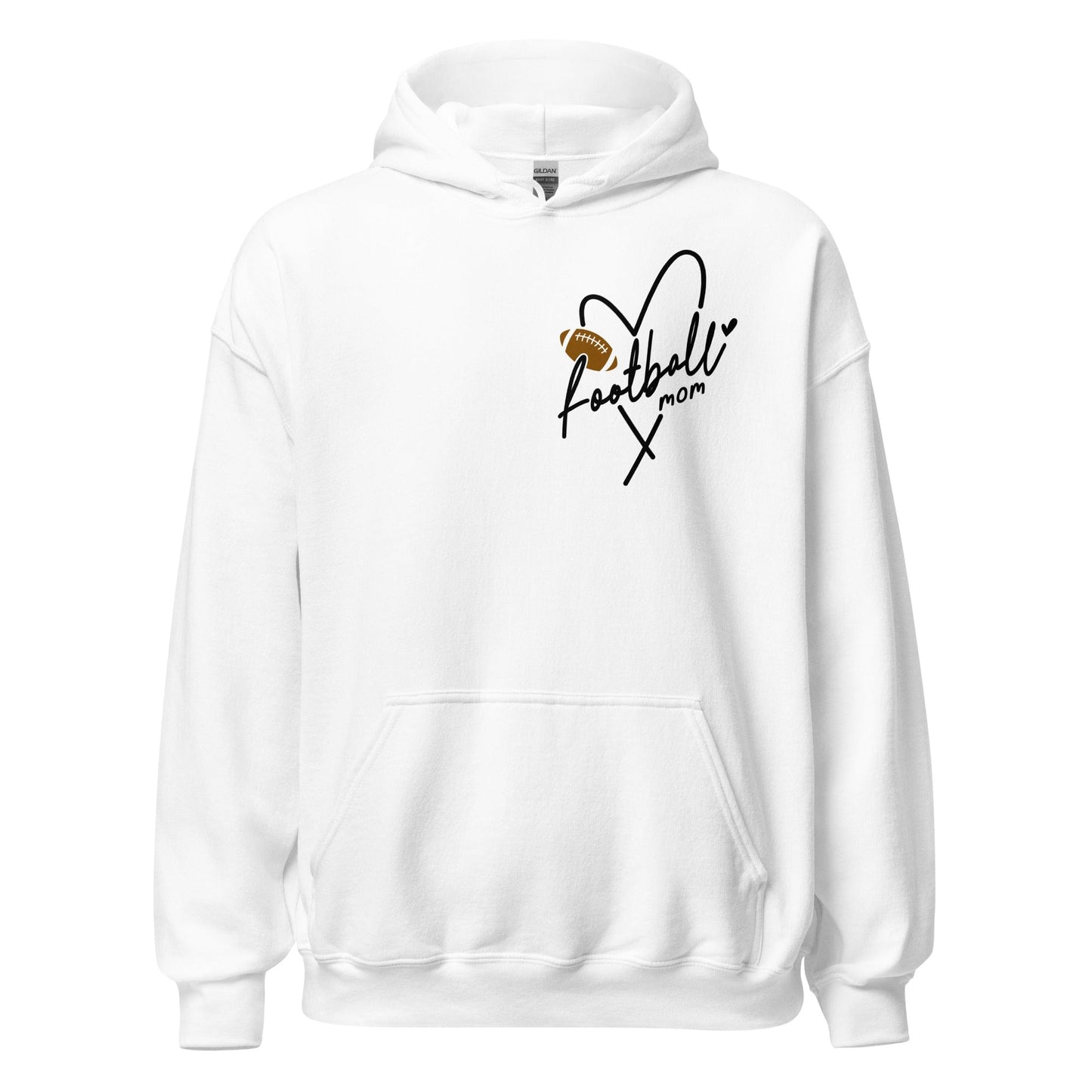 Football Mom Hoodie White / S Spirit Gear Collective Hoodie