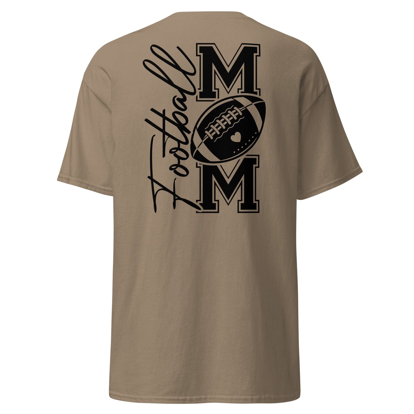 Football Mom Shirt (back) Brown Savana / S Spirit Gear Collective T-Shirt